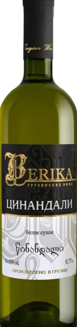 Tsinandali wine bottle